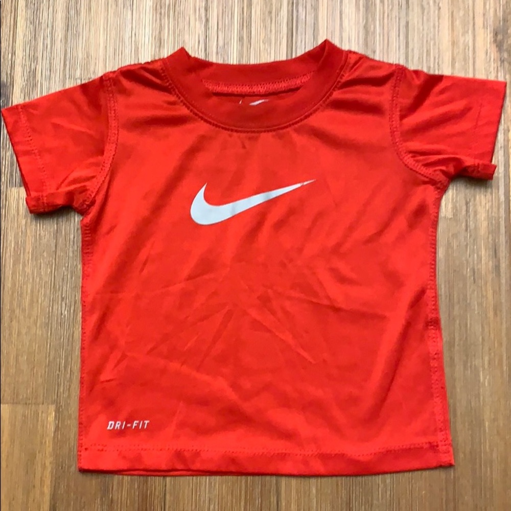 Nike DRI-FIT athletic shirt, red- 18M
